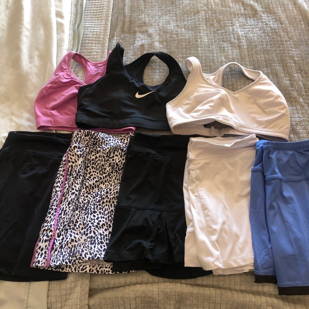 Lot of women’s tennis skirts size L